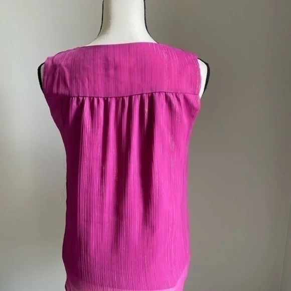 Maison Jules Pink Blouse Tank Size S - Picture 2 of 6